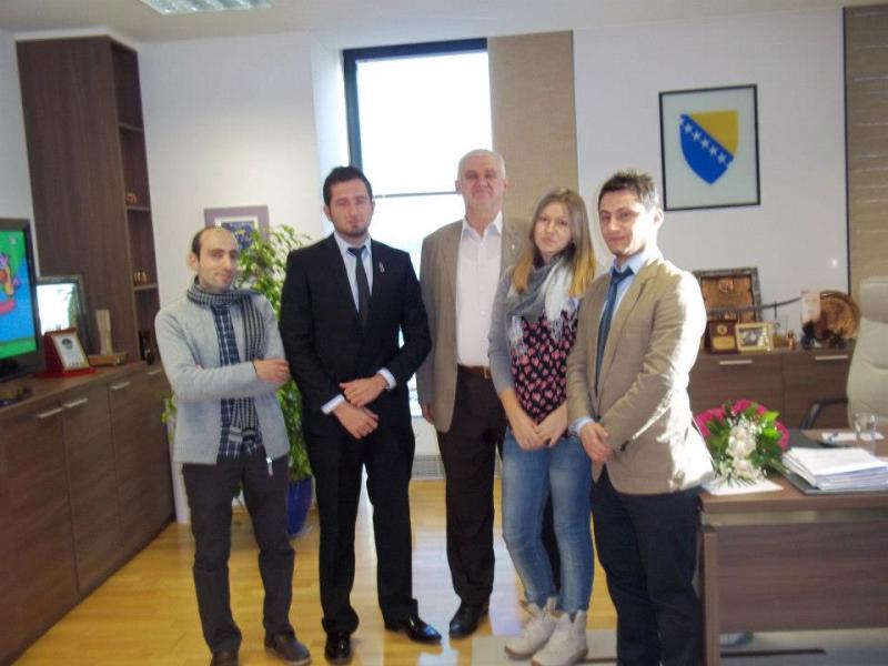 SPIUS visits Prof.Dr. Senaid Memić, the Mayor of Ilidza