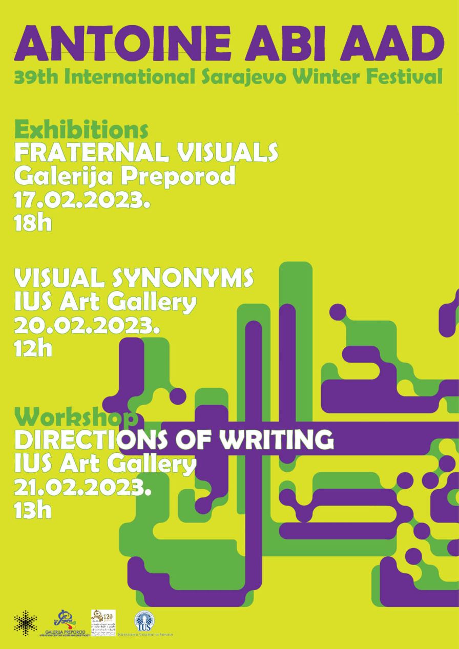 Exhibitions: Fraternal Visuals & Visual Synonyms by Antoine Abi Aad