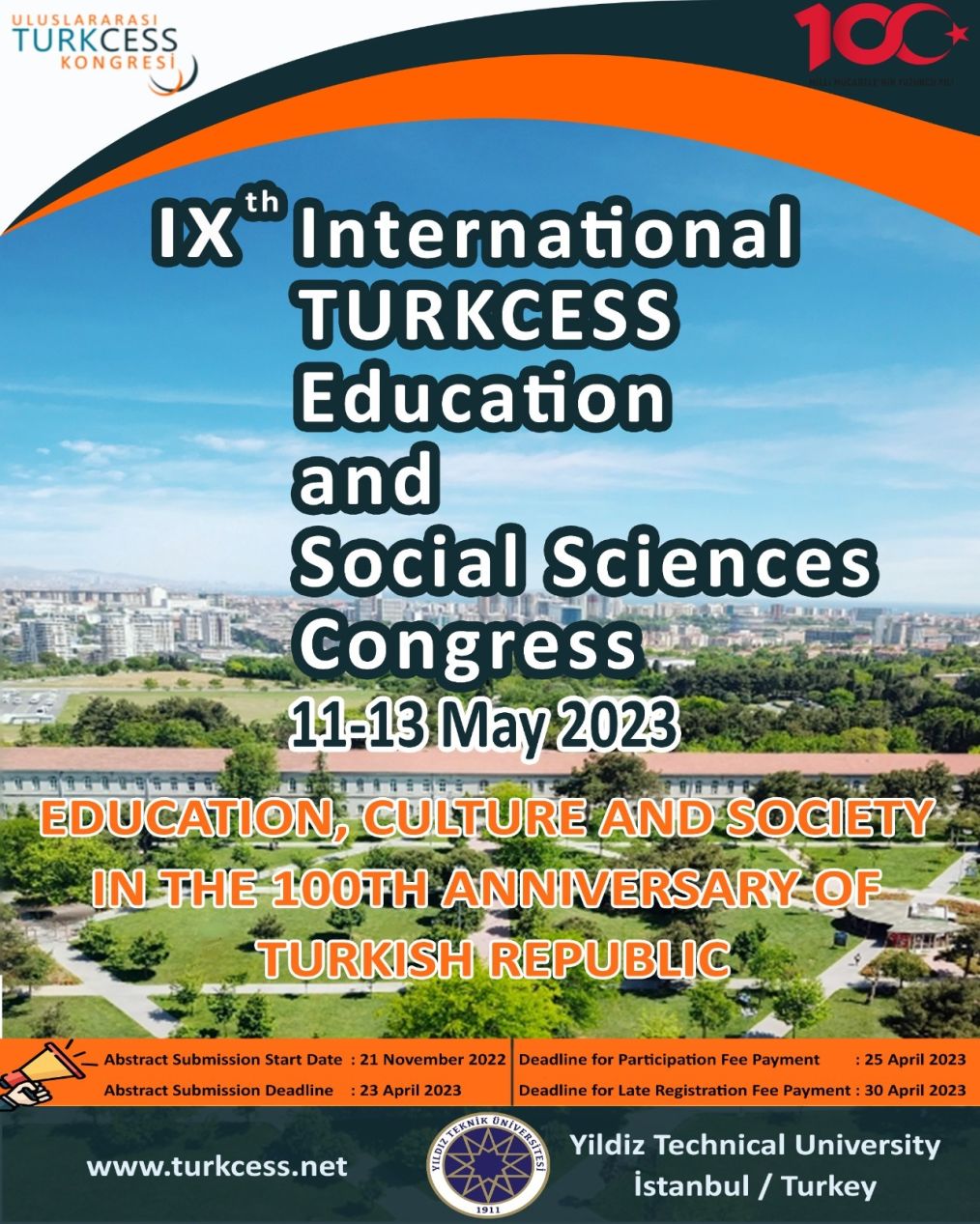 IX International TURKCESS Education and Social Sciences Congress