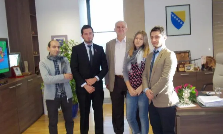 SPIUS visits Prof.Dr. Senaid Memić, the Mayor of Ilidza
