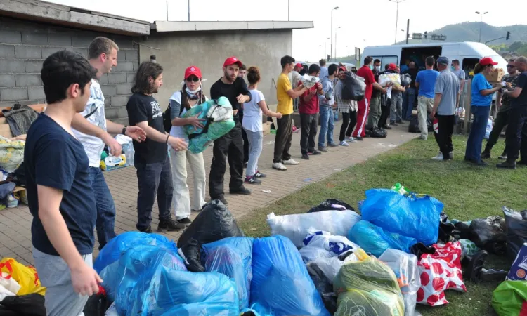 IUS students in the flood zone
