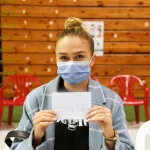 Organized vaccination of IUS students in the Zetra Olympic hall